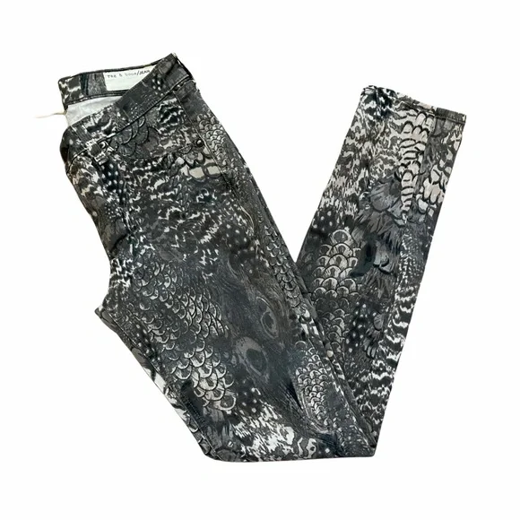 Rag & Bone Feather Jean Leggings Size 27 EUC - Picture 2 of 10